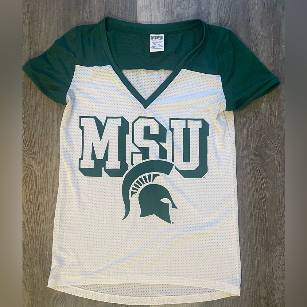 PINK Michigan State Spartans Jersey